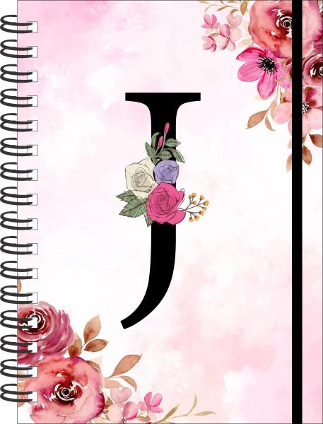 Imagem de Agenda Floral Personalizada Com Seu Nome 2025 A5