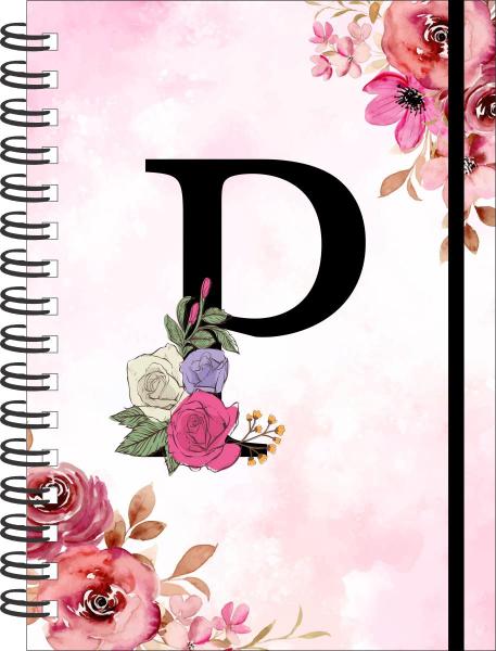 Imagem de Agenda Floral Personalizada Com Seu Nome 2025 A5