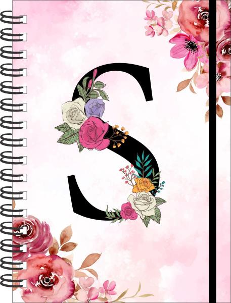 Imagem de Agenda Floral Personalizada Com Seu Nome 2025 A5