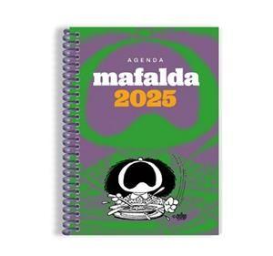 Imagem de Agenda Mafalda 2025 Anillada Feminista Verde-Gris