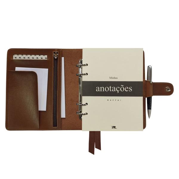 Agenda Minhas Anotações 196-R Personalizada Raffai Couros Imagem de Agenda Minhas Anotações 196-R Personalizada Raffai Couros