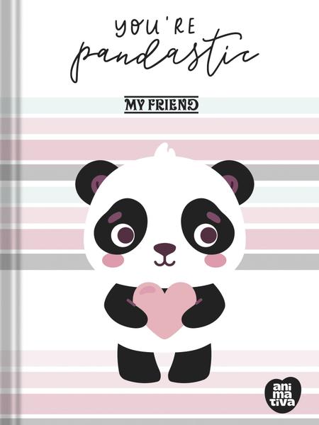 Agenda Permanente Costurada 64 Folhas Interior Decorado My Friend - Animativa Imagem de Agenda Permanente Costurada 64 Folhas Interior Decorado My Friend - Animativa
