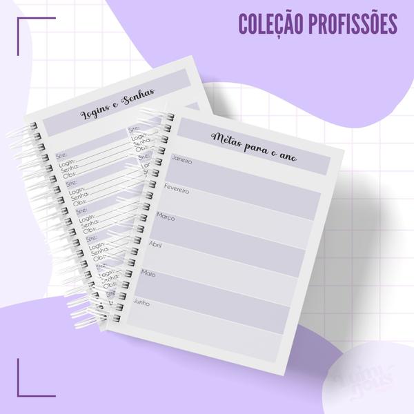 Imagem de Agenda personalizada profissões, Corretora, 2024