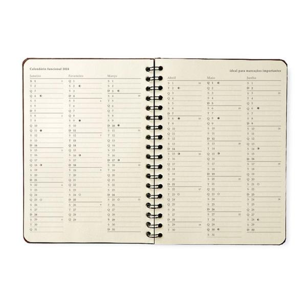 Imagem de Agenda Planner 2024 CICERO Wire-o Semanal Checklist 17 x 24cm - Cícero