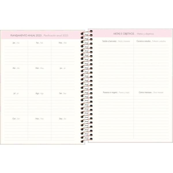 Imagem de Agenda Planner 2024 Soho CD Espiral 80 Folhas  Pacote com 04 Unidades