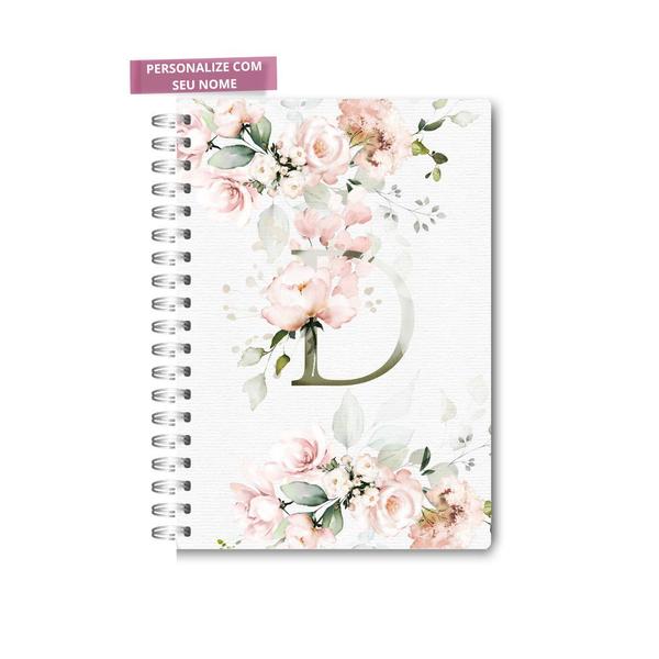 Imagem de Agenda / Planner Alfabeto Floral D - Luhcustomm