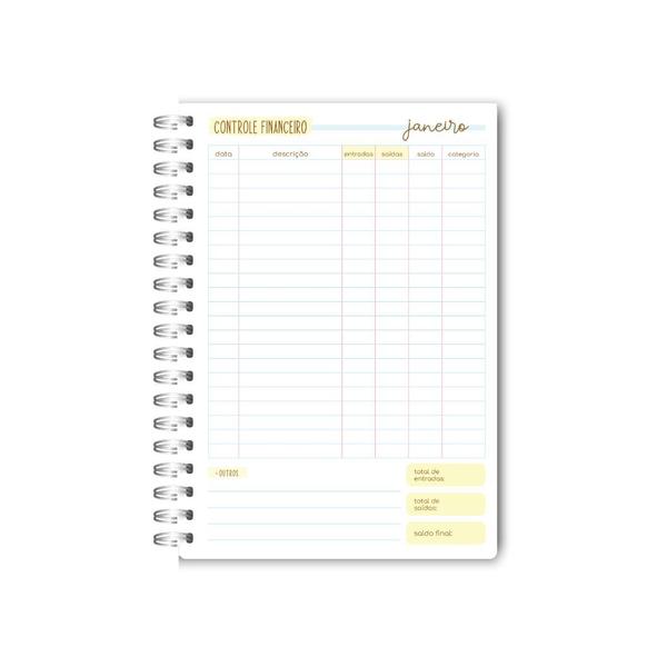 Imagem de Agenda / Planner Alfabeto Floral I - Luhcustomm