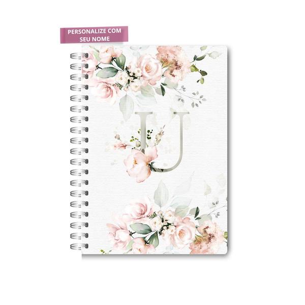 Imagem de Agenda / Planner Alfabeto Floral U - Luhcustomm