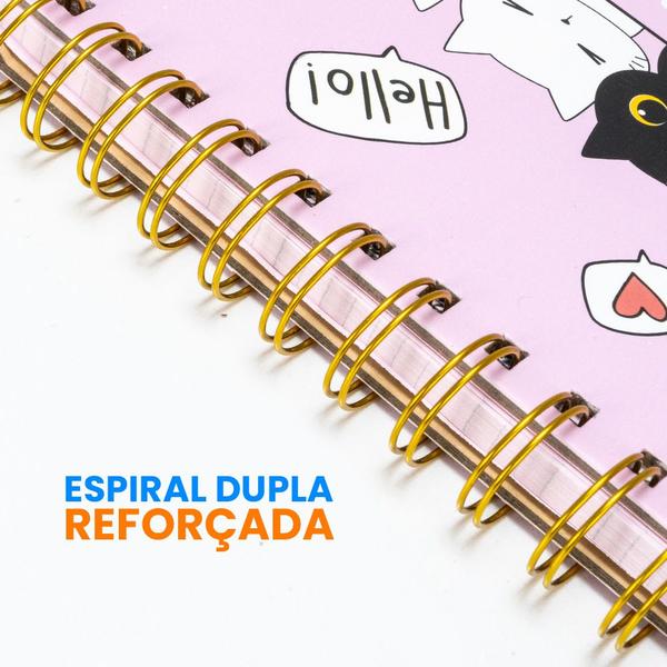 Imagem de Agenda Planner Anotações Semana Mês Feminino Fofo Espiral