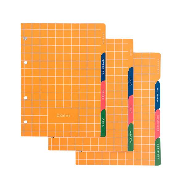 Imagem de Agenda Planner Argolado 2024 Pássaros Semanal Notas A5 Floresta Tropical Preto