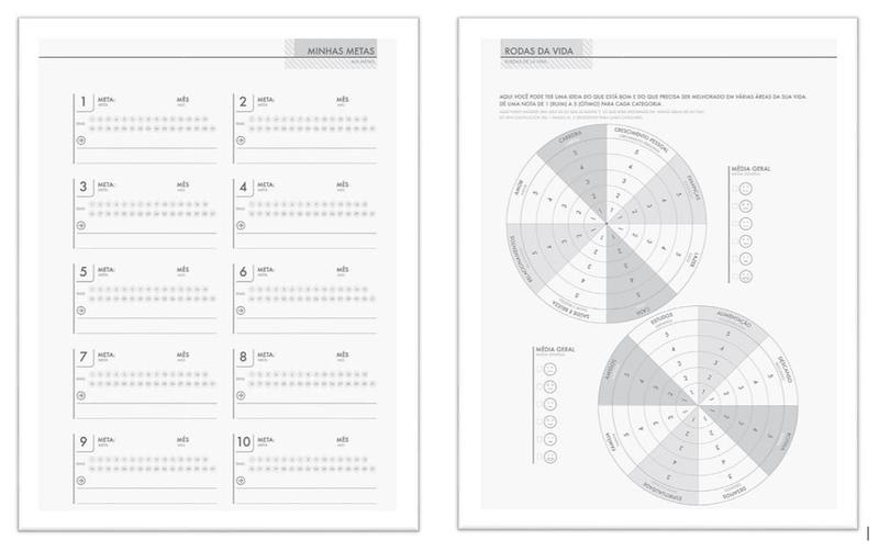 Imagem de Agenda Planner Capa Dura 160 Páginas Marble