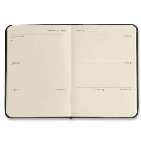 Imagem de Agenda Planner Cicero Kraft Semanal 9x13 Flores Mini 80 Fls