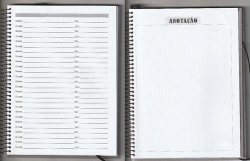 Imagem de Agenda Planner Datado 2024 Planejamento Diário Capa Glitter 