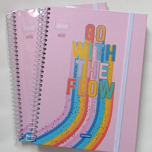 Imagem de Agenda Planner Espiral 177x242 160 Páginas Go With The Flow