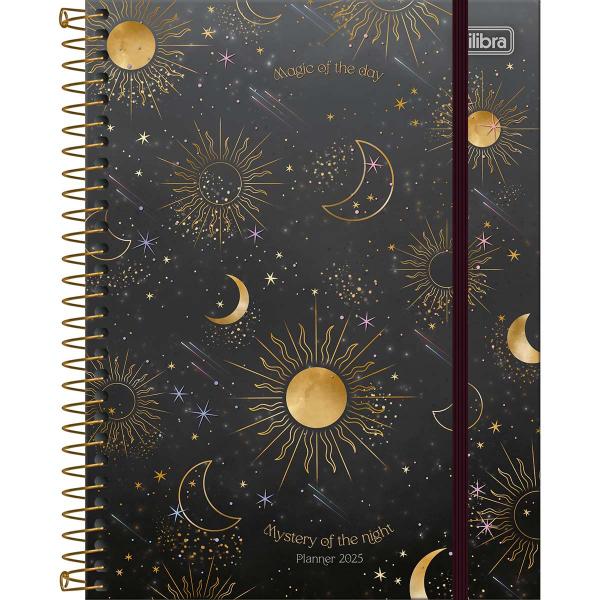 Imagem de Agenda Planner Espiral 17x24 CD M7 80 Folhas Tilibra - Magic