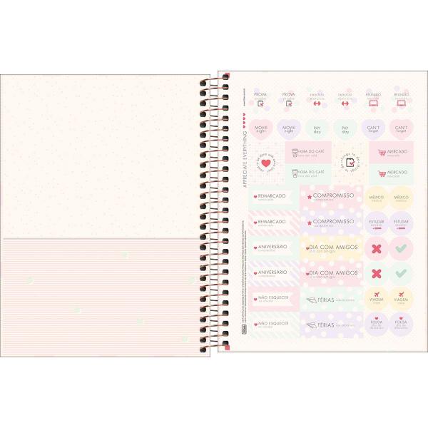 Imagem de Agenda Planner Espiral 17x24 CD M7 80 Folhas Tilibra - Soho