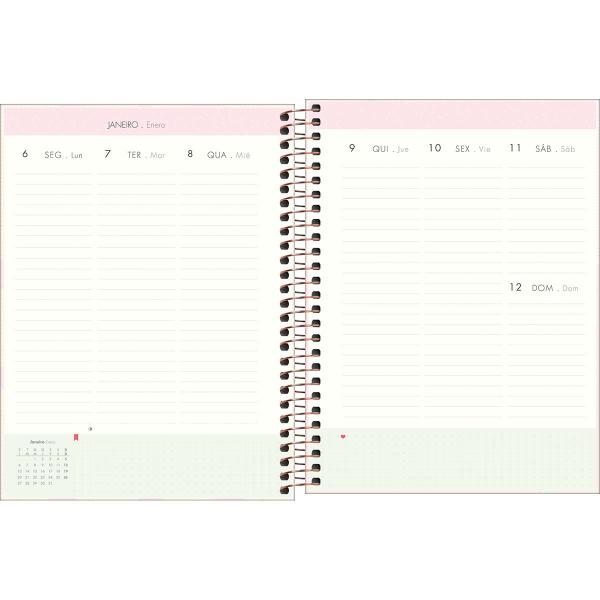 Imagem de Agenda Planner Espiral 17x24 CD M7 80 Folhas Tilibra - Soho