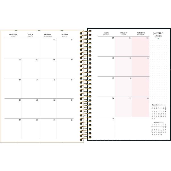 Imagem de Agenda Planner Espiral 17x24 CD M7 80Fs Tilibra West Village