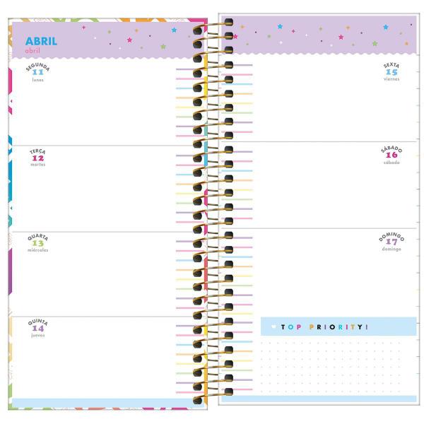 Agenda Planner Espiral Be Nice M7 2022 - Tilibra Imagem de Agenda Planner Espiral Be Nice M7 2022 - Tilibra