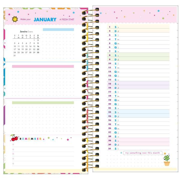 Agenda Planner Espiral Be Nice M7 2022 - Tilibra Imagem de Agenda Planner Espiral Be Nice M7 2022 - Tilibra