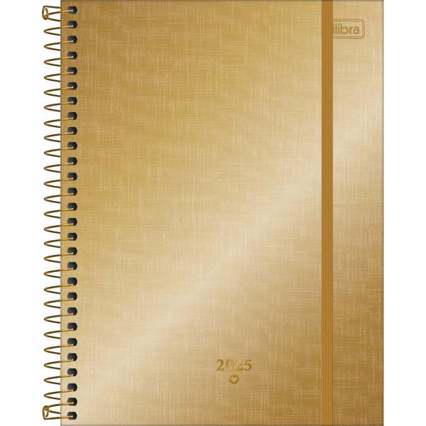 Imagem de Agenda Planner Espiral CD M7 Tilibra West Village Metalizado