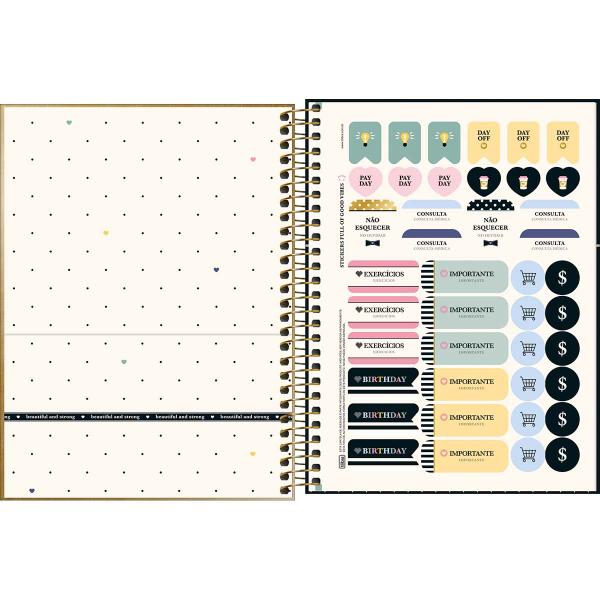 Imagem de Agenda Planner Espiral CD M7 Tilibra West Village Metalizado