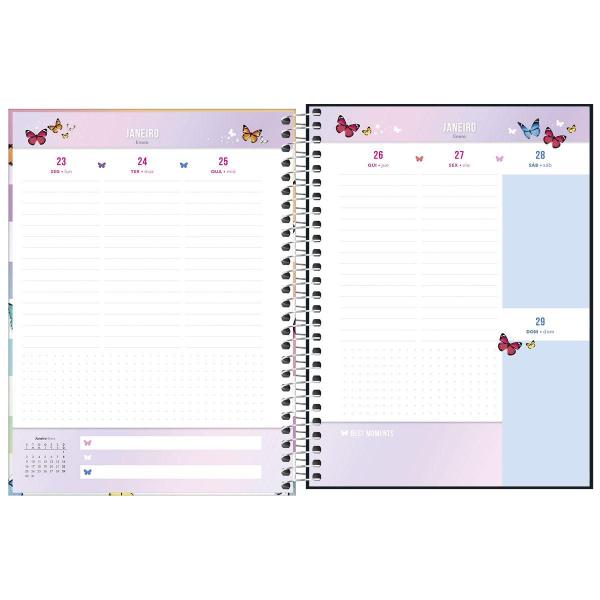 Imagem de Agenda Planner Espiral Daisy M7 2023 - Tilibra