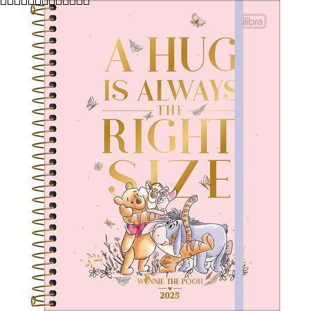 Imagem de Agenda Planner Espiral M7 17,7 X 24 Cm Pooh 2025 Tilibra