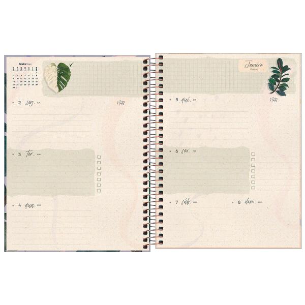 Imagem de Agenda Planner Espiral Naturalis M7 2023 - Tilibra