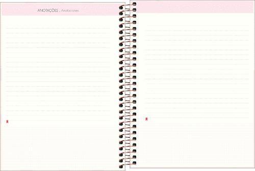 Imagem de Agenda Planner Espiral Soho M7 17,7 X 24 CM 90g 80 Folhas 2025