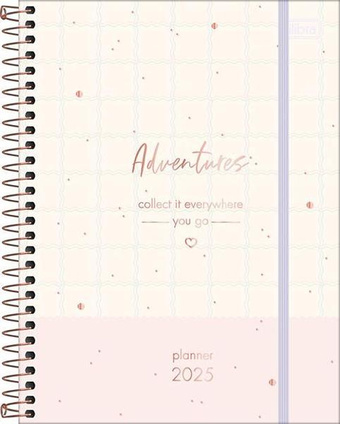 Imagem de Agenda Planner Espiral Soho M7 17,7 X 24 CM 90g 80 Folhas 2025