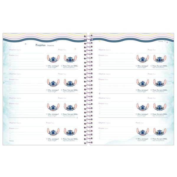 Imagem de Agenda Planner Espiral Stitch 2025 3 - Foroni