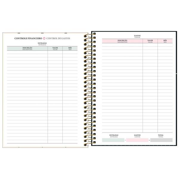 Imagem de Agenda Planner Espiral West Village 2025 Tilibra M7 17x24cm