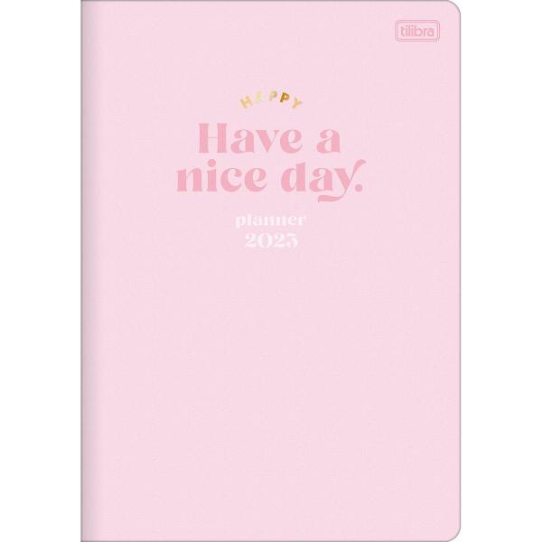 Agenda Planner Grampeada Happy M7 2023 - Tilibra Imagem de Agenda Planner Grampeada Happy M7 2023 - Tilibra