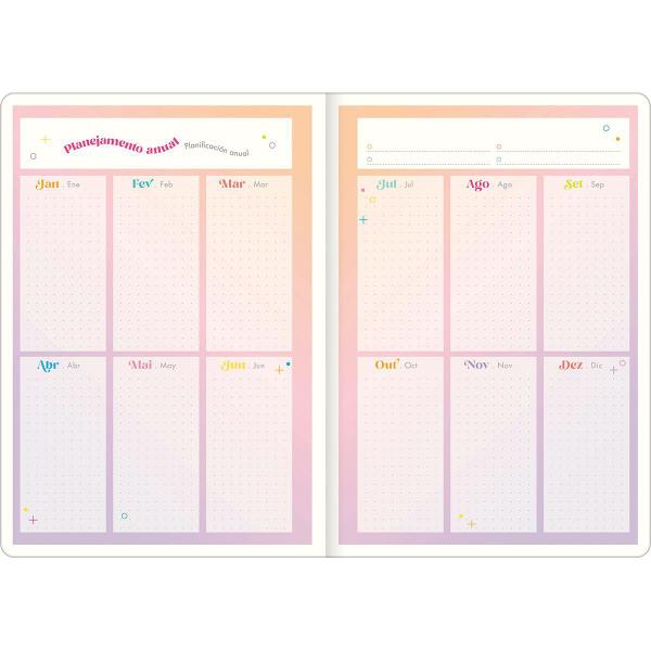Agenda Planner Grampeada Happy M7 2023 - Tilibra Imagem de Agenda Planner Grampeada Happy M7 2023 - Tilibra