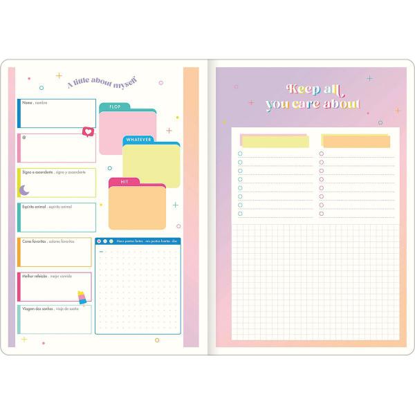 Agenda Planner Grampeada Happy M7 2023 - Tilibra Imagem de Agenda Planner Grampeada Happy M7 2023 - Tilibra