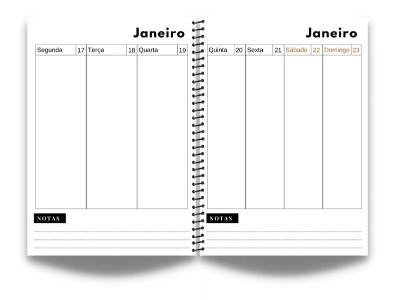 Imagem de Agenda Planner - Letra E