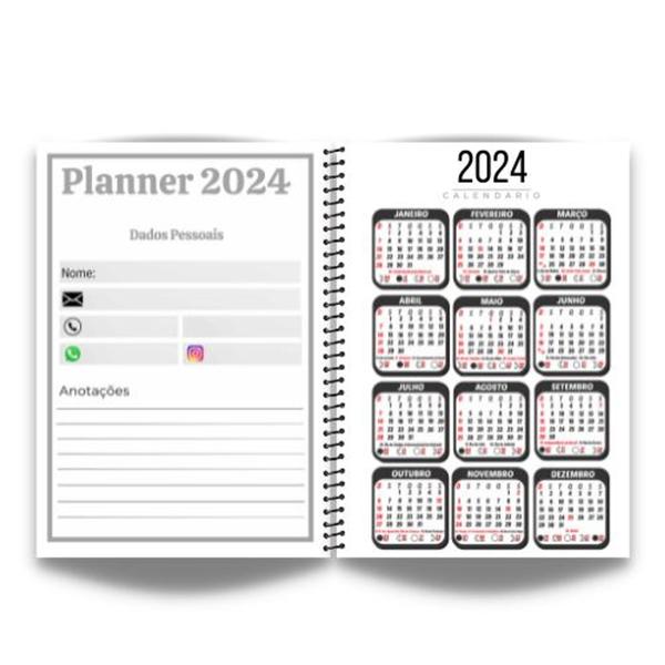 Imagem de Agenda Planner - Letra N