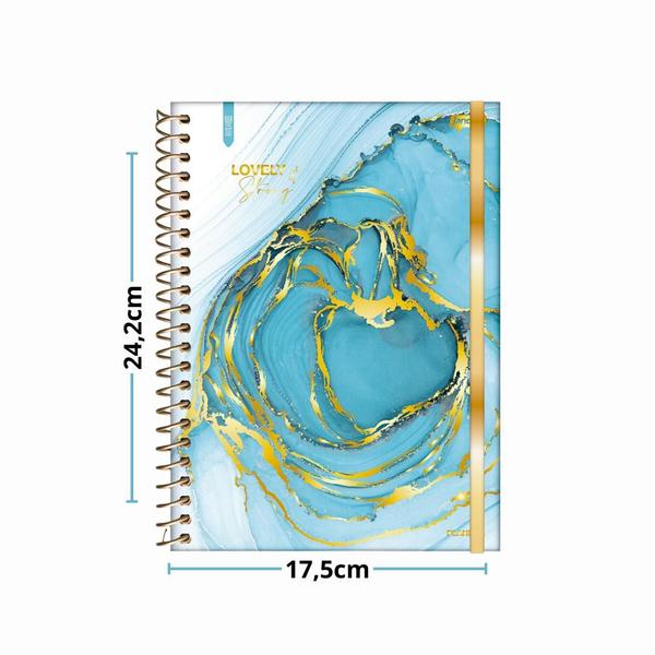 Imagem de Agenda Planner Marble Capa Dura 160 Paginas Jandaia