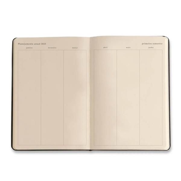 Imagem de Agenda Planner Semanal Anotações 2025 14x21cm Aromas Azul Cicero