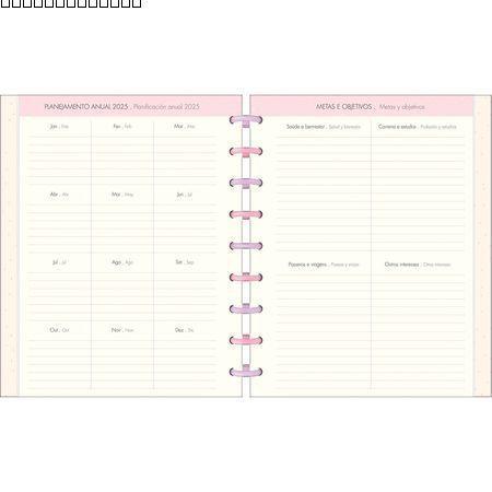 Imagem de Agenda Planner Tilidisco m7 17,7 x 24,4 cm Soho 90g 2025 Tilibra