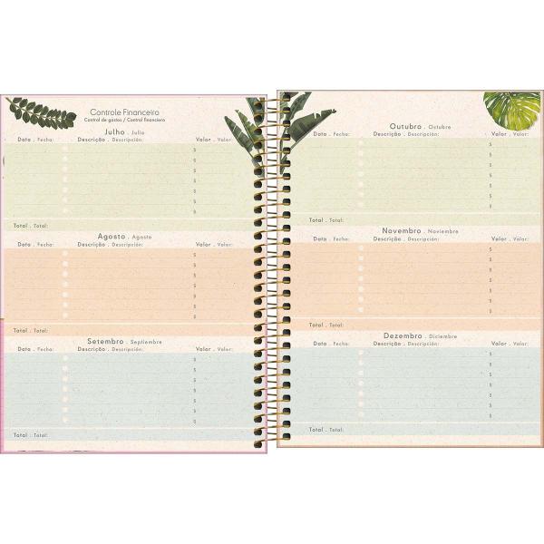 Imagem de Agenda Tilibra Planner Naturalis Espiral 2025 M7