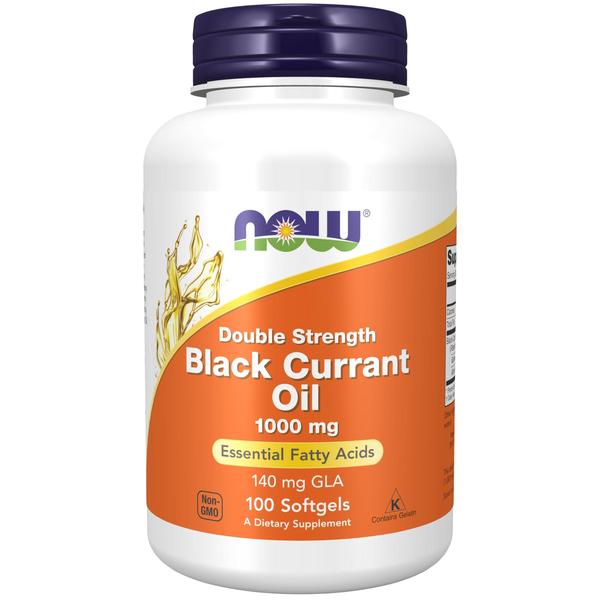 Imagem de Agora alimentos Dupla Força Black Currant Óleo Suplemento Dietético, 1000 mgs, 100 Softgels