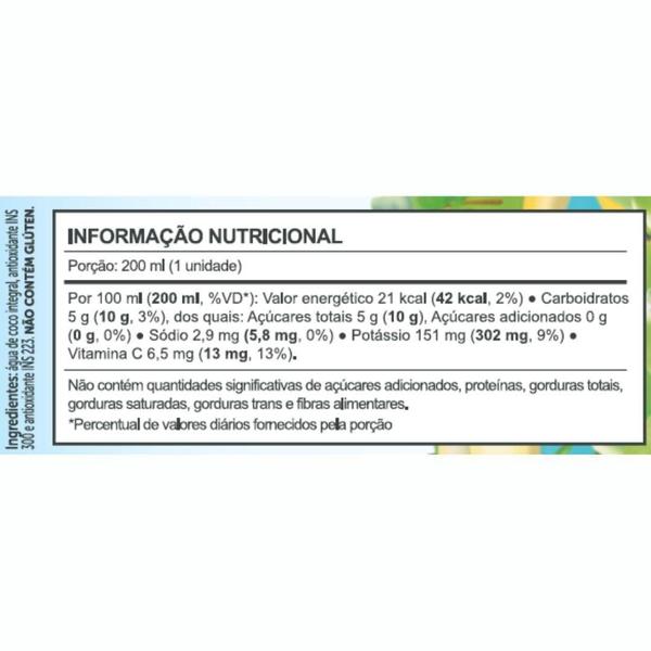 Imagem de Água De Coco Integral Juq 200ml Caixa C/24 Un