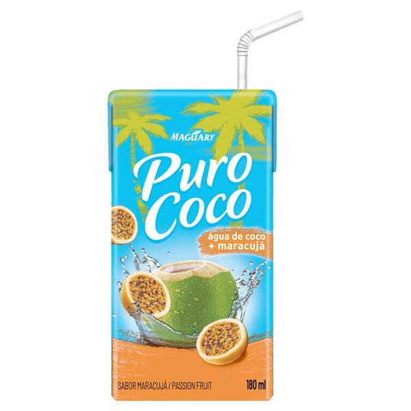 Imagem de Água de Coco Puro Coco com Maracujá 180ml