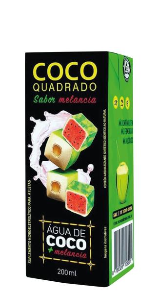 Imagem de Agua de Coco Quadrado Melancia 200ml