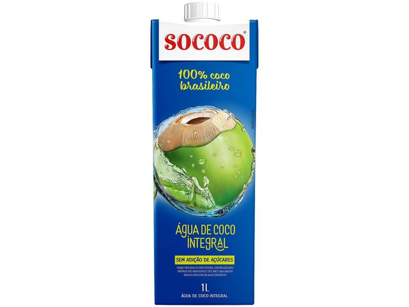 Água de Coco Sococo Integral 1L Água de Coco Sococo Integral 1L