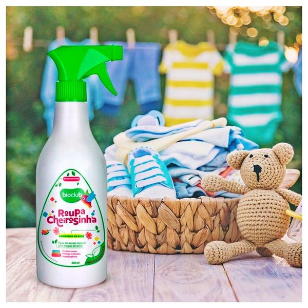 Imagem de Água de Passar Roupa Bebê Cheirinho de Bebê 500ml - Bioclub