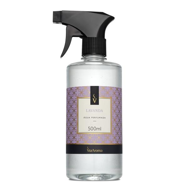 Imagem de Água de Perfumada 500ML Via Aroma - Lavanda