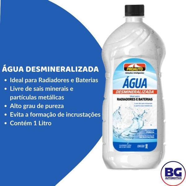 Imagem de Água Desmineralizada 1l Proauto Ideal Baterias e Radiadores